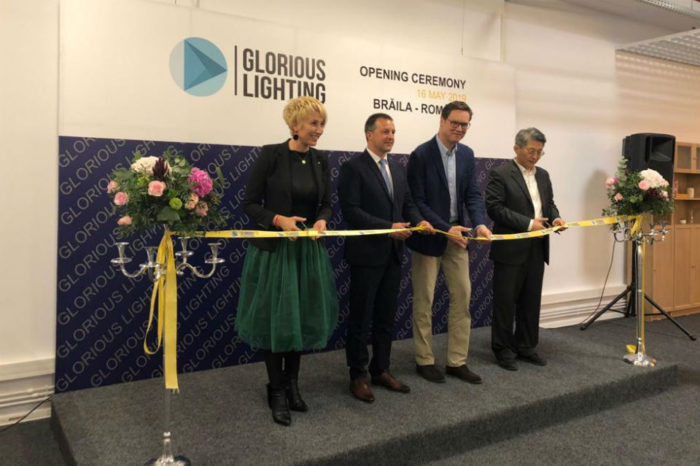 Chinese Glorious Lighting inaugurates 17 million euro factory in Romania