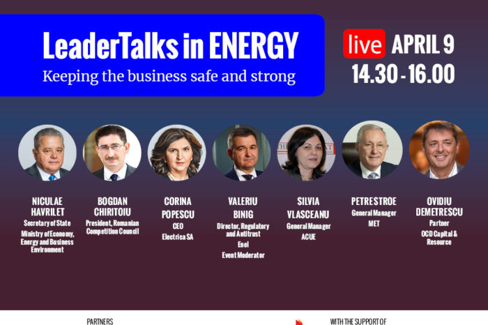 New speakers confirmed at LeaderTalks in ENERGY: Keeping the business safe and strong, e-conference to take place on April 9