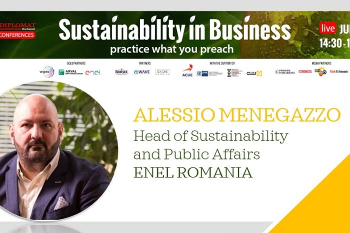 SUSTAINABILITY IN BUSINESS, ALESSIO MENEGAZZO, Head of Sustainability and Public Affairs at Enel Romania: Europe aims at becoming the world’s largest hub in developing renewable energy technology and know-how