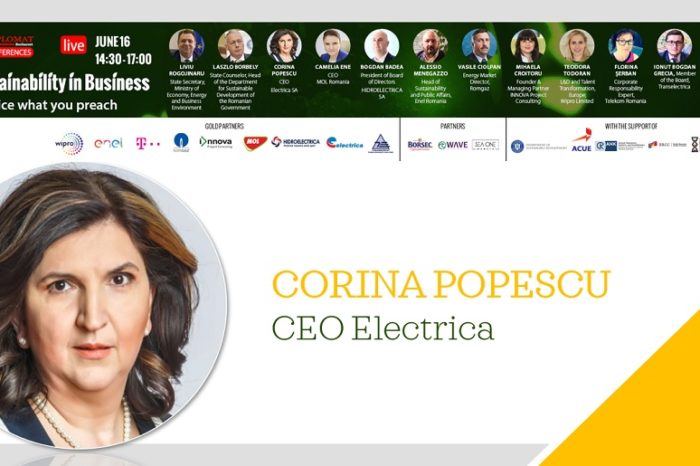 Corina Popescu, Electrica: Sustainability means green, digitization and sustainable business development