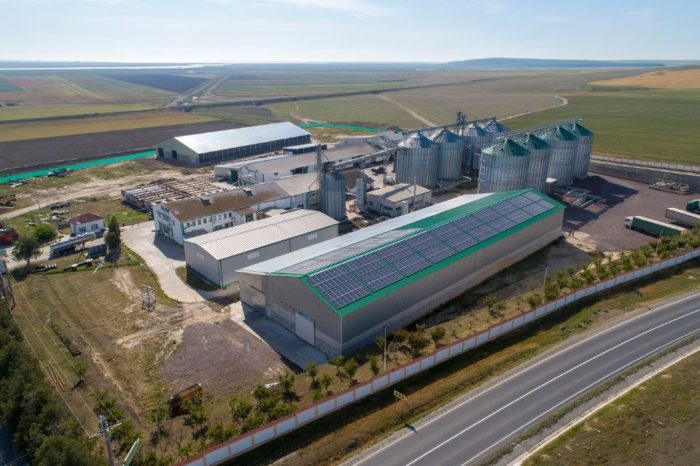 Enel X Romania installed a photovoltaic system at oil factory in Tulcea County