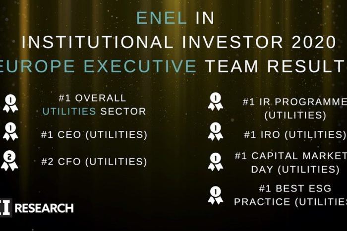 Enel tops institutional investor magazine’s “All Europe executive team” rankings