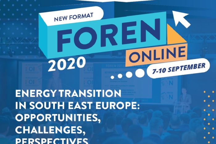 FOREN 2020 online Forum- Energy transition in South East Europe: Opportunities, Challenges and Perspective to take place between 7-10 September