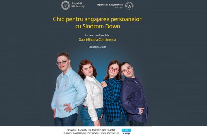 Special Olympics Romania launches the Guide for hiring people with Down syndrome and the project platform "Employees, NOT assisted persons"