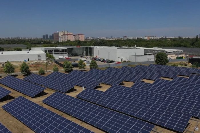 Enel X Romania installed photovoltaic system with 1 MWp capacity at meat factory in Bucharest