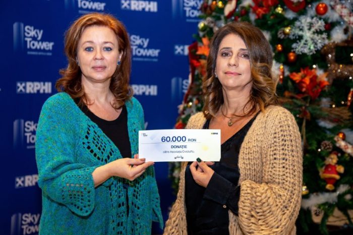 SkyTower supports early education and donates 60,000 RON to OvidiuRo Association
