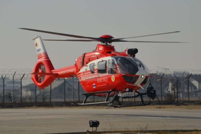 Airbus Helicopters Romania delivers the first batch of new generation H135 helicopters to the Romanian state