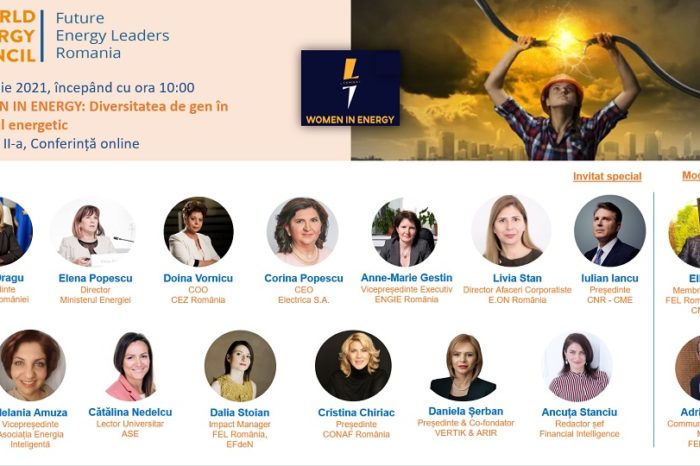 Future Energy Leaders (FEL) Romania, the youth program of the Romanian National Committee of the World Energy Council organizes the conference "Women in Energy: gender diversity in the energy sector"