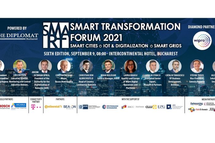 SMART TRANSFORMATION FORUM  to take place on September 9 at Bucharest