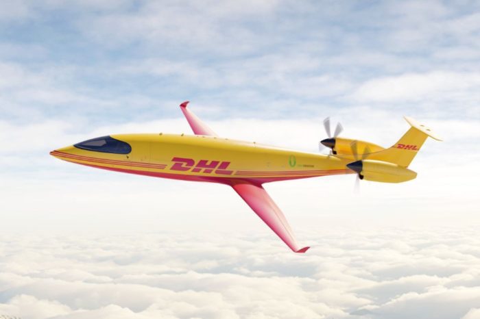 DHL Express orders its first-ever all-electric cargo planes from Eviation