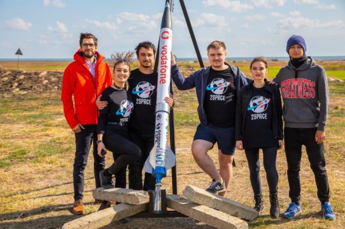 Vodafone supports the first Romanian team at the European Rocketry Challenge competition in Portugal