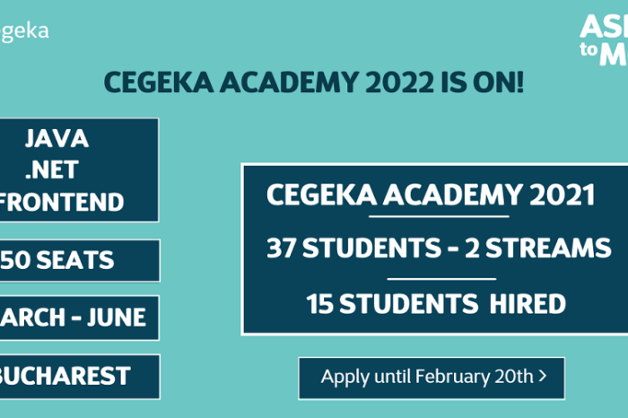 Cegeka Romania launches the third edition of its educational program