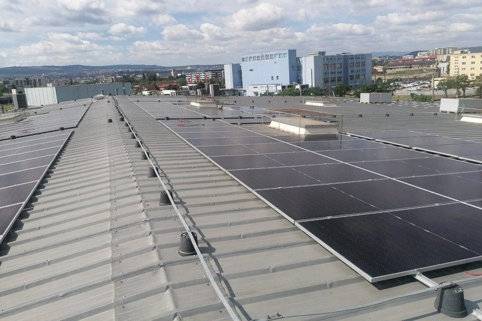 Electrica Furnizare installed photovoltaic power plant for Eckerle Automotive