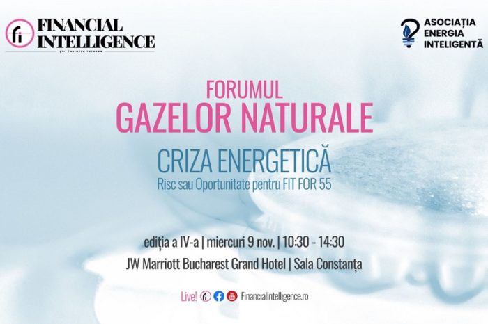 Financial Intelligence & Asociatia Energia Inteligenta organize on November 9, the 4th edition of NATURAL GAS FORUM