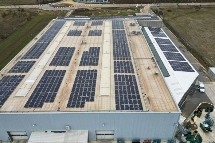 E.ON has completed a 1.1 MW photovoltaic plant for Transparent Design
