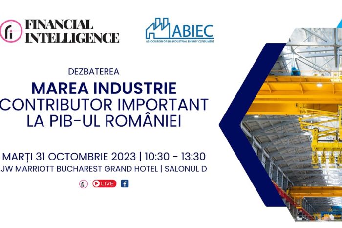 Nicolae CIUCĂ, President of the Romanian Senate, joins  the "The big industry - Important contributor to Romania'S GDP" debate, on October 31