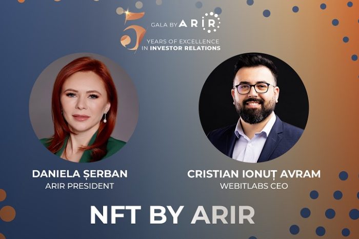 ARIR celebrates 5 years of activity and launches its first collection of NFTs in the Romanian capital market, in collaboration with listed companies