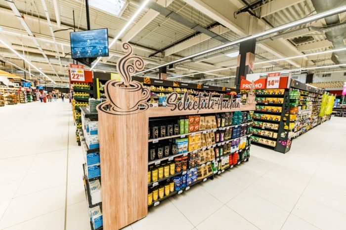 Auchan Berceni, remodeled under a new hyperstore concept