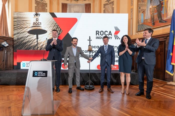 ROCA Industry becomes a company listed on the regulated market of the Bucharest Stock Exchange