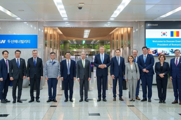 Societatea Națională Nuclearelectrica S.A. (SNN) visited the Doosan Enerbility plant in Changwon, as part of the delegation led by Romanian President Klaus Iohannis