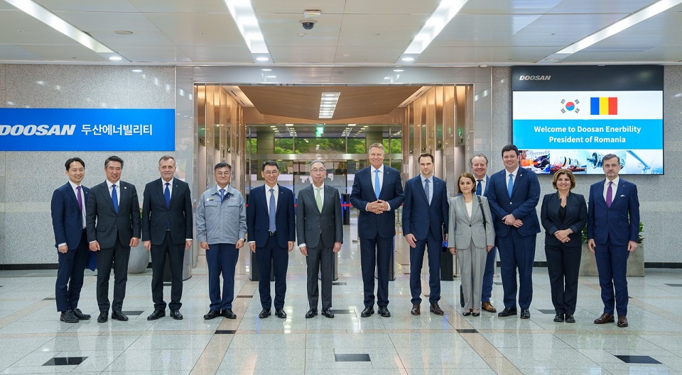 Societatea Națională Nuclearelectrica S.A. (SNN) visited the Doosan Enerbility plant in Changwon, as part of the delegation led by Romanian President Klaus Iohannis