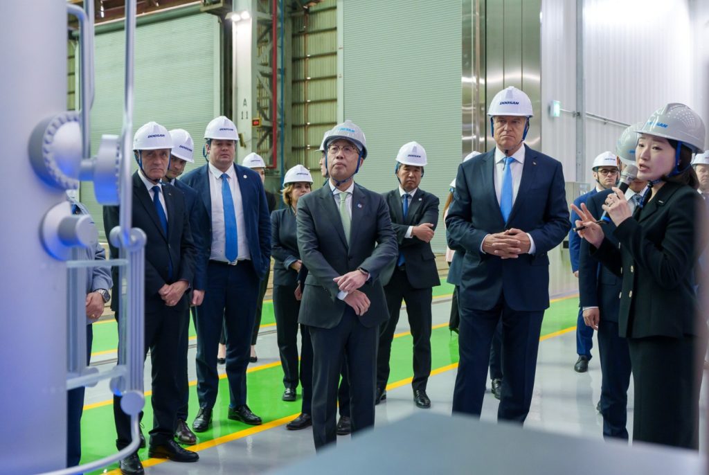 Societatea Națională Nuclearelectrica S.A. (SNN) visited the Doosan Enerbility plant in Changwon, as part of the delegation led by Romanian President Klaus Iohannis