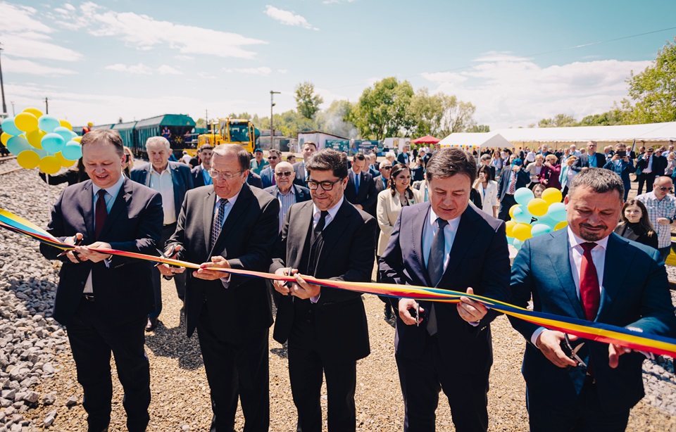 Grampet Group inaugurated the largest European grain transshipment terminal in Suceava County