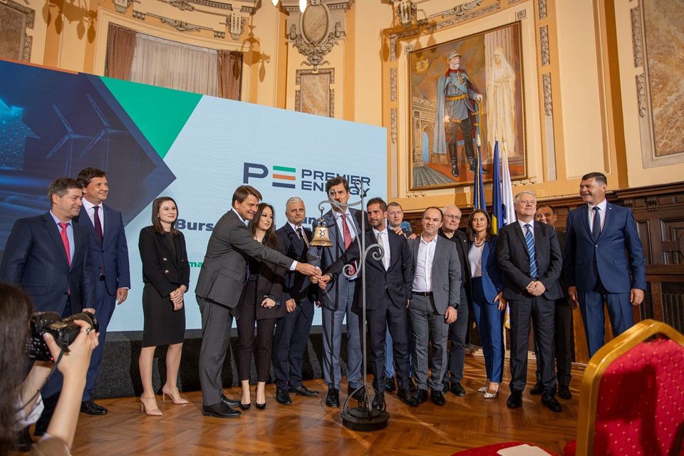 Premier Energy debuts on the Bucharest Stock Exchange following the largest IPO made by an entrepreneurial company in the past 5 years